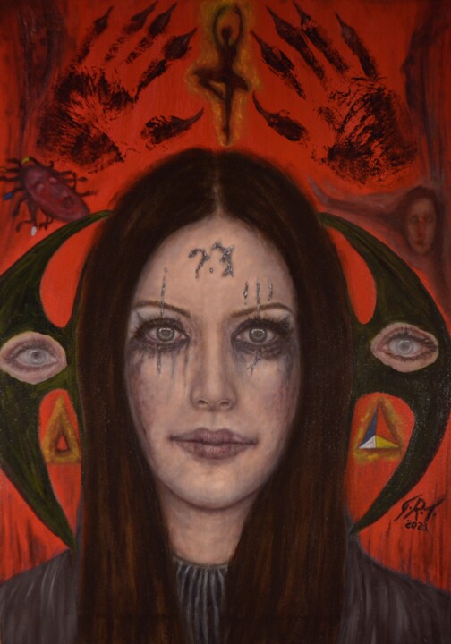 Mater Suspiriorum 绘画, 27.6x19.7 in
