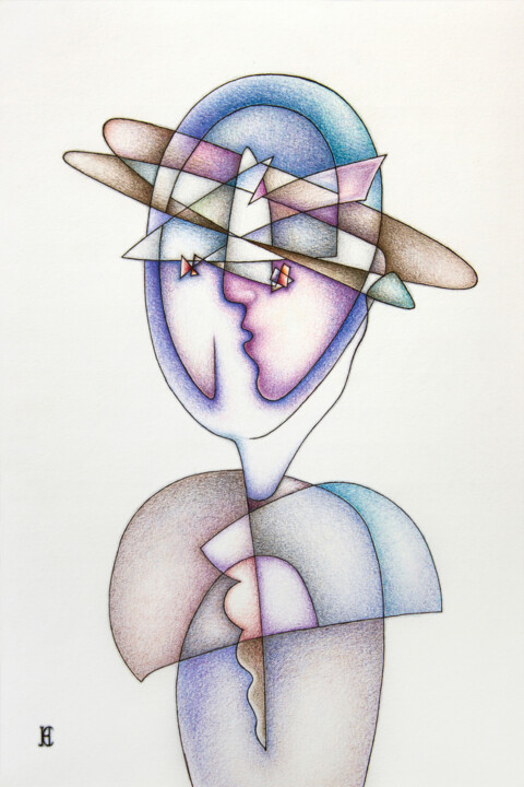 Music lover 图画, 11.4x7.5 in