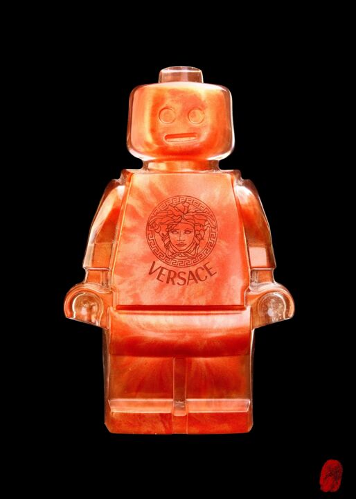 SERIGRAPHIE ROBOCLUSION VERSACE 印花与版画, 27.6x19.7 in