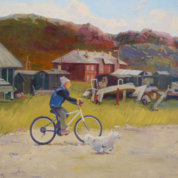 Towards a new day Tablo, 35,4x35,4 in