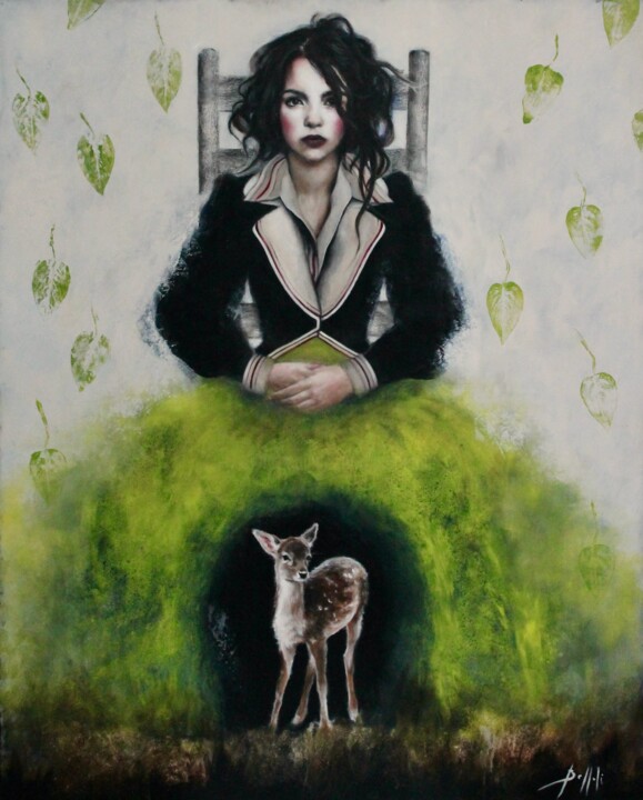 Fragilità / Frailty 绘画, 39.4x31.5 in