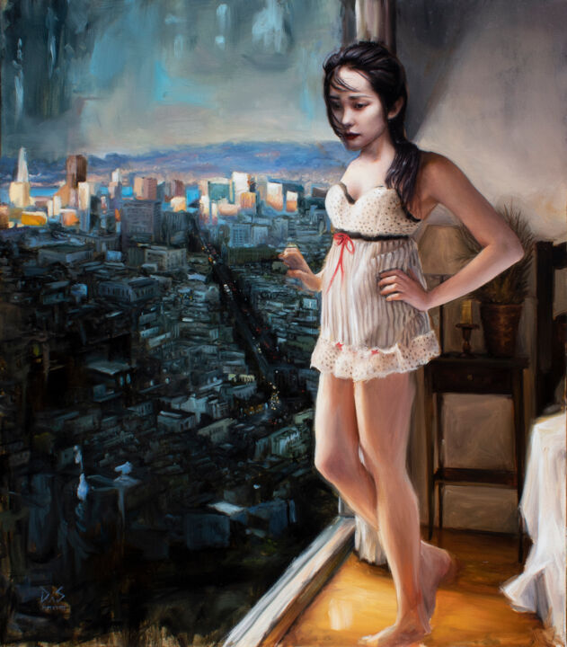 Patience 绘画, 32x28 in