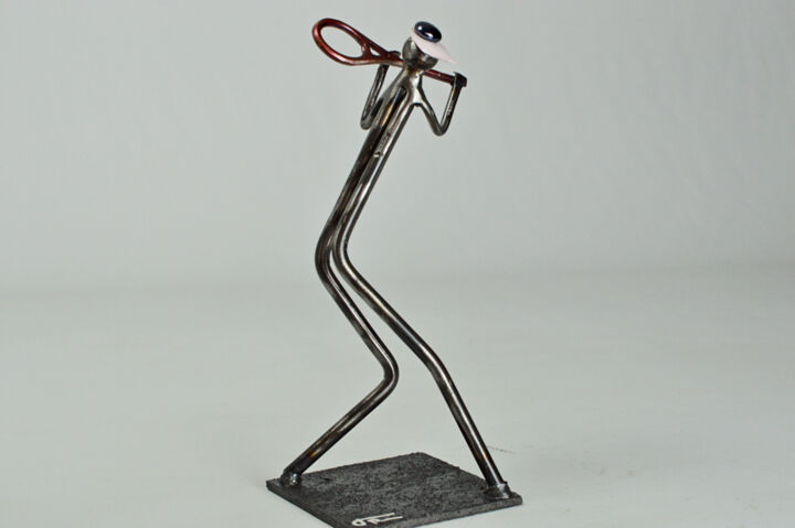 Tennisman 雕塑, 12.6x4.7 in