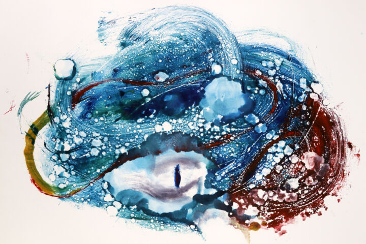 Incisioni, stampe intitolato "no.title4" da Sabrina Spreafico, Opera d'arte originale, Monotipo