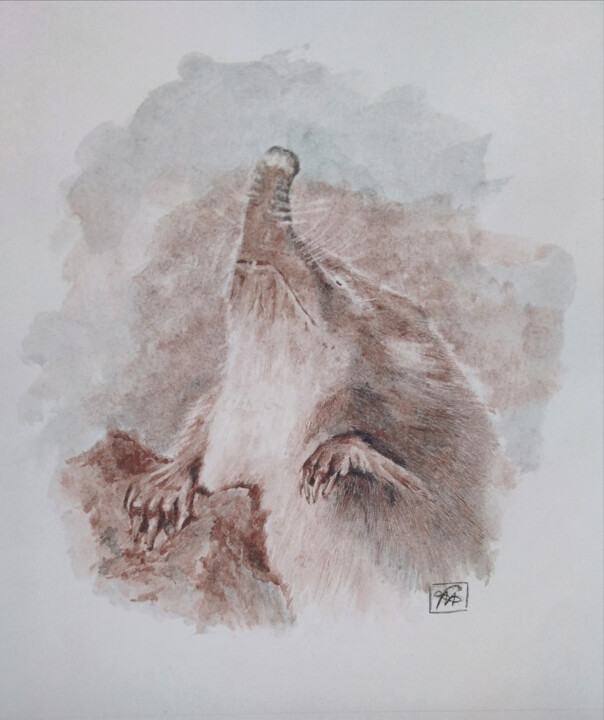图画,  14.9x12.4 in 
