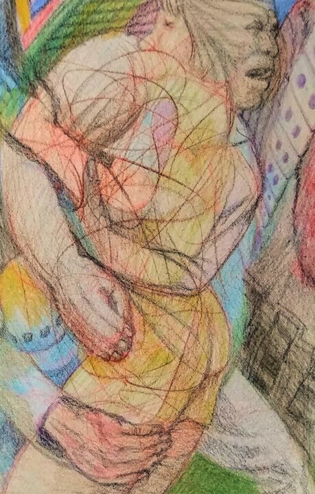 Encounter 图画, 8x5.5 in