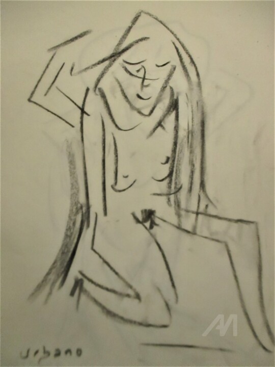 Lison nu. 图画, 16.1x11.8 in