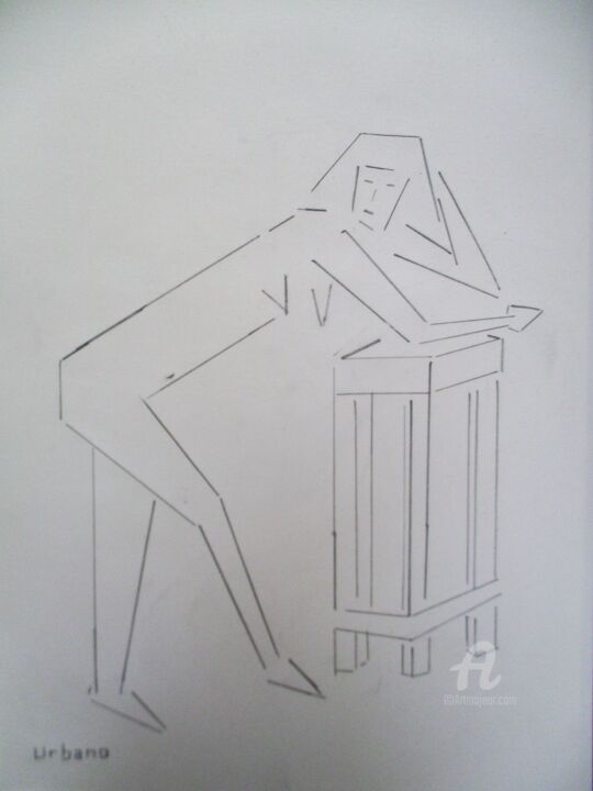 Lison géométrique 图画, 16.1x11.8 in
