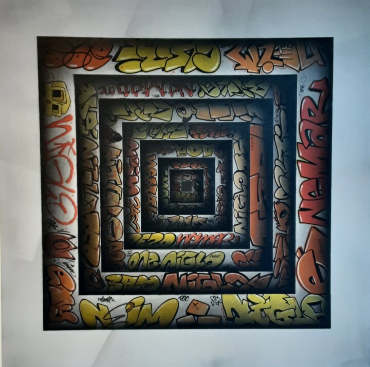 20 years 绘画, 31.5x31.5 in