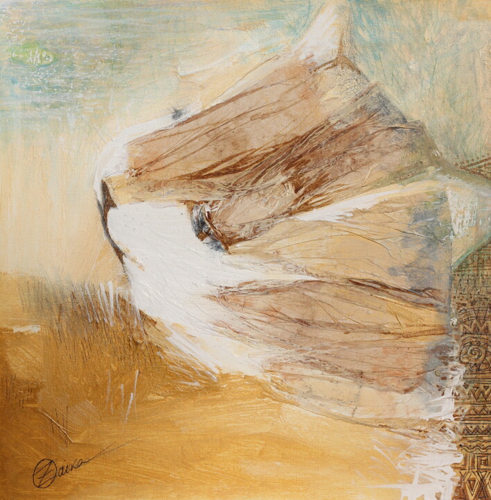 Cat. 绘画, 11.8x11.8 in
