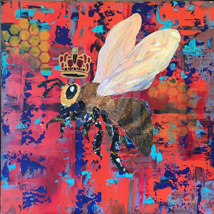 Queen 绘画, 31.5x31.5 in