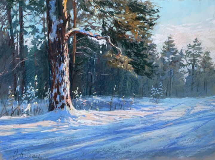 A walk in the woods 图画, 14.6x19.7 in
