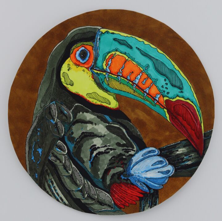 Toucan 1 图画, 7.8x7.8 in