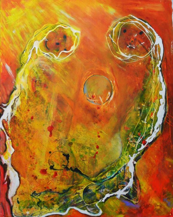 amour primaire 2 绘画, 43.3x38.6 in