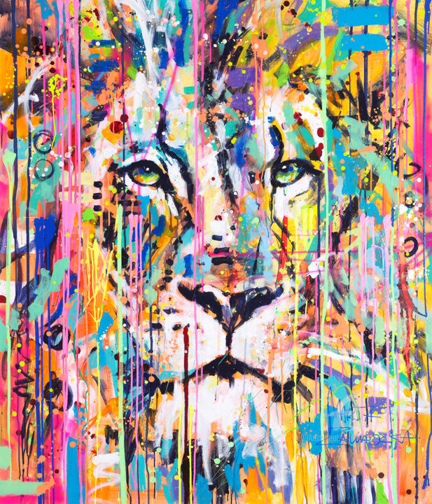 King 绘画, 55.1x47.2 in