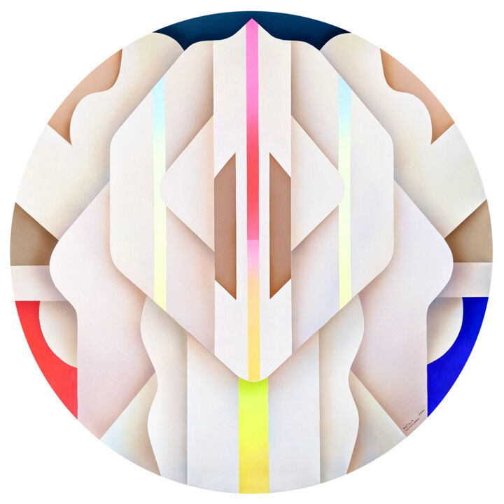Pintura titulada "Aura" por Natalia Ostapenko, Obra de arte original, Acrílico Montado en Bastidor de camilla de madera