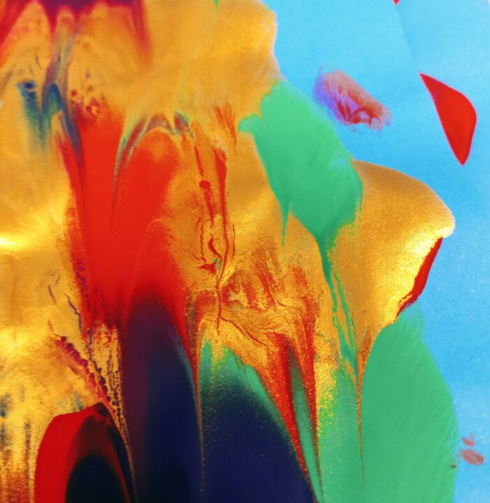 Digital Arts titled "w ciszy poranka" by Wiesława Dittwald, Original Artwork, 2D Digital Work