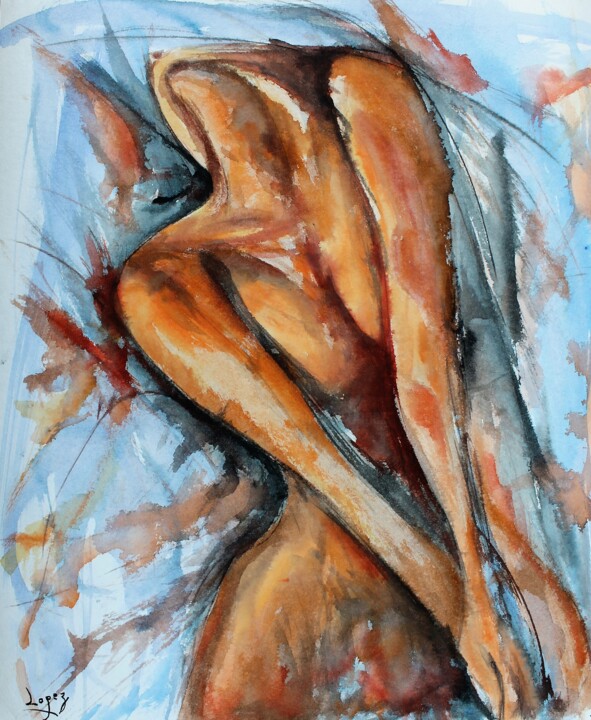 469 Tour de cou 绘画, 19.7x16.1 in