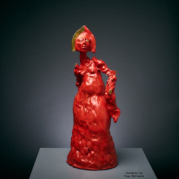 “Russian Tsarevna” 雕塑, 15.8x6.3 in