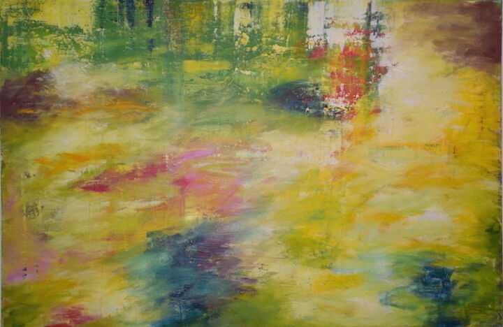 Peinture intitulée "La Vie 6" par Briga, Œuvre d'art originale, Acrylique