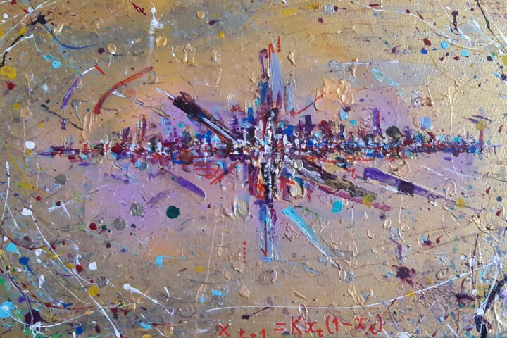 Painting titled "Chaos Theorem" by Antonio Bagia, Original Artwork, Acrylic