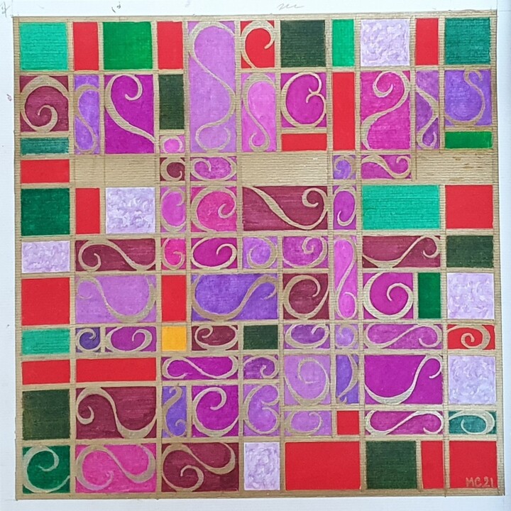 CMV 7 de 7 绘画, 11x11 in