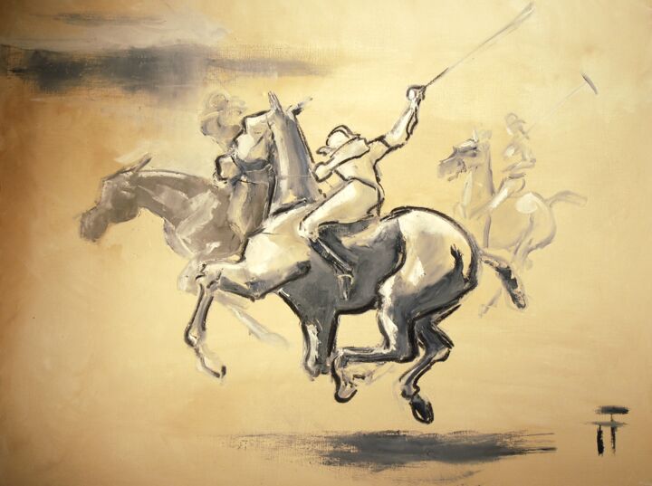 Le grand gris 绘画, 35x45.7 in
