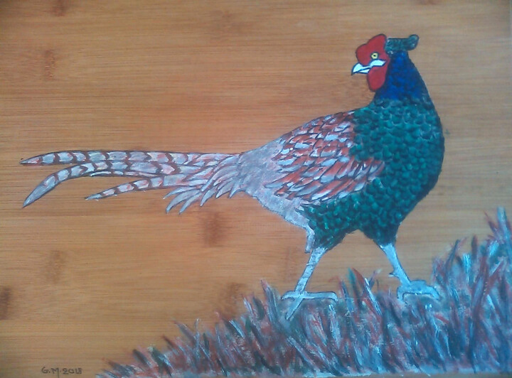 Φασιανός 绘画, 20.9x28.4 in