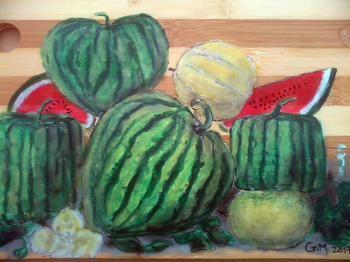 Τετράγωνα και καρδούλες Drawing, 21.3x28.4 in