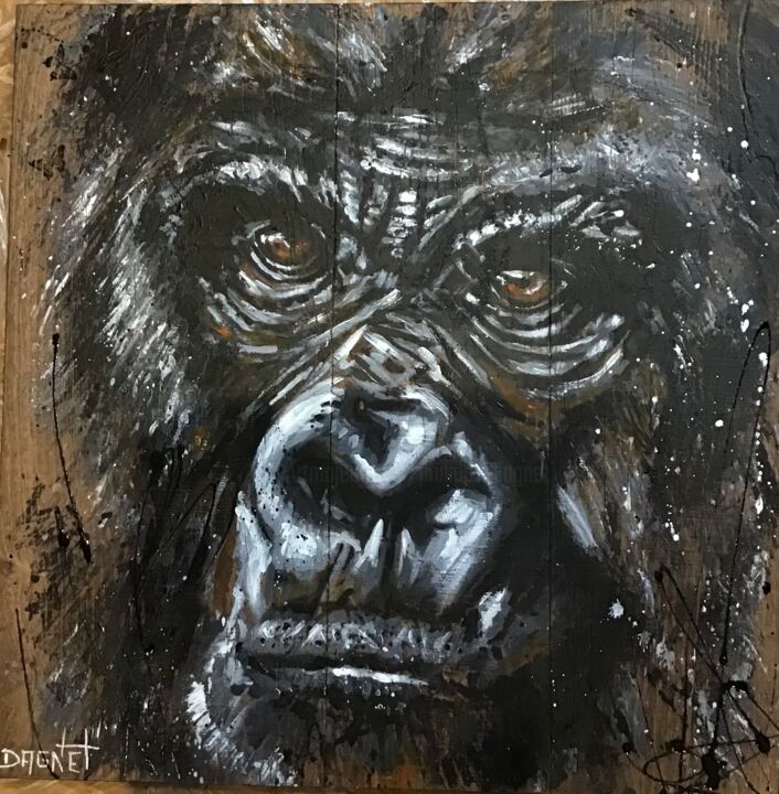 Kong 绘画, 20.9x20.9 in
