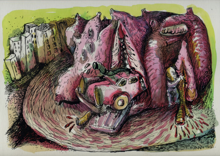 图画,  8.3x11.7 in 