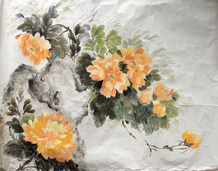 一片异香天上来 绘画, 23.6x31.5 in