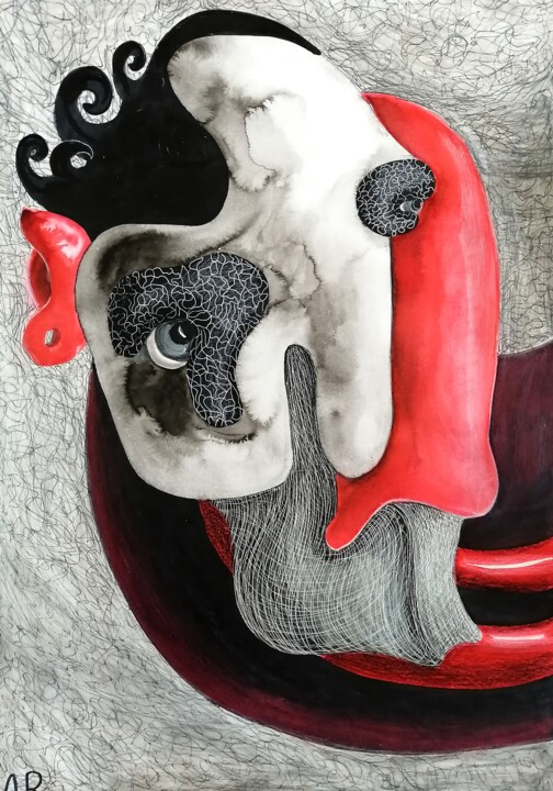 Stop and stare 图画, 16.5x11.7 in