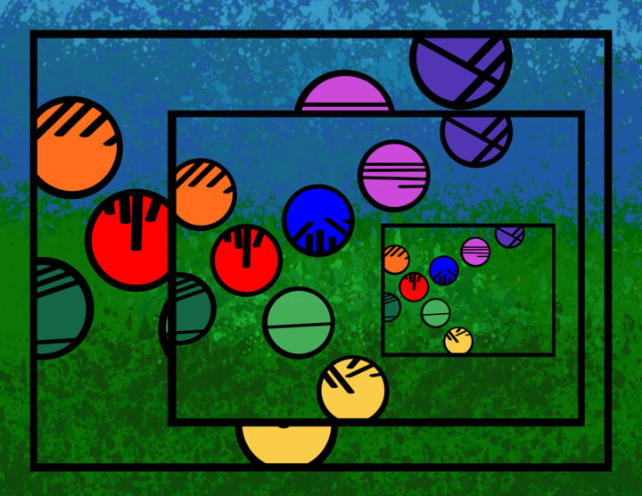 Digital Arts titled "Is There A God" by Gerald Shepherd F.F.P.S., Original Artwork, Digital Painting