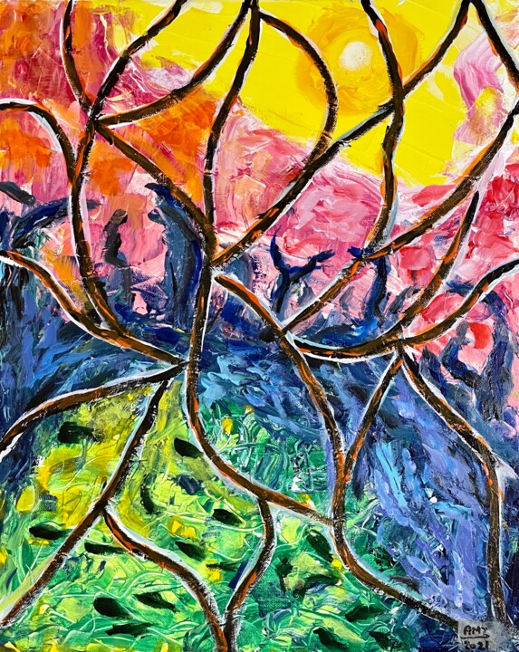 Destruction 绘画, 20x16 in
