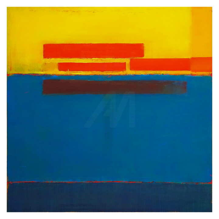 Malerei mit dem Titel "No. 1321_Shadow in…" von Guido Lötscher, Original-Kunstwerk, Öl Auf Keilrahmen aus Holz montiert