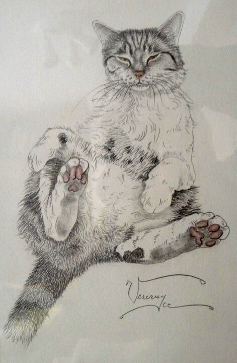 Vénus au repos 图画, 17.3x13.4 in