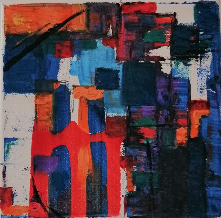 Painting titled "Friendship" by Vesna Todorovic, Original Artwork, Gouache