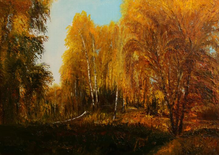 Окраина леса 绘画, 19.7x27.6 in
