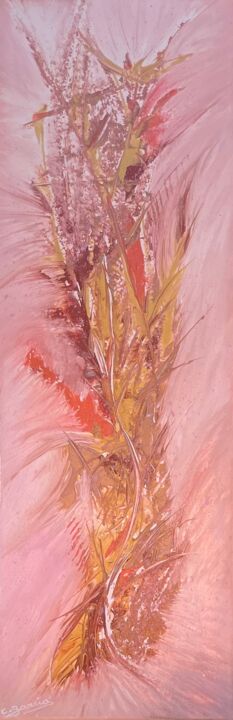 Painting titled "Une élévation de ta…" by Corinne Garcia, Original Artwork, Acrylic