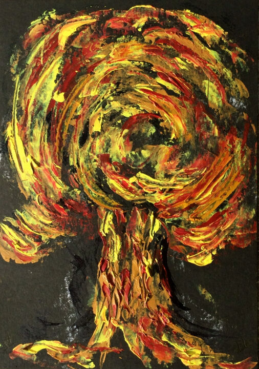TOURBILLON D'AUTOMNE Drawing, 19.7x11.8 in