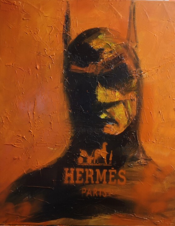 batman mode hermes 绘画, 24x19.7 in