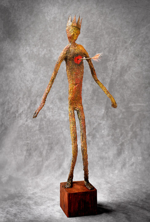 雕塑,  22.4x8.3 in 