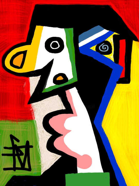 le doigt dans le nez 数字艺术