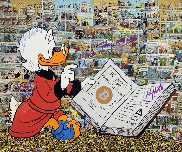 Bitcoin 绘画, 39.4x47.2 in