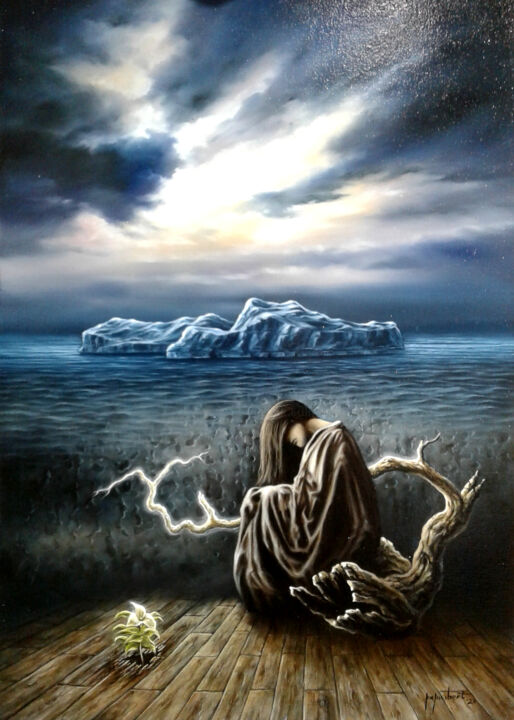 제목이 "Journey of faith"인 미술작품 Joe Joubert로, 원작, 기름