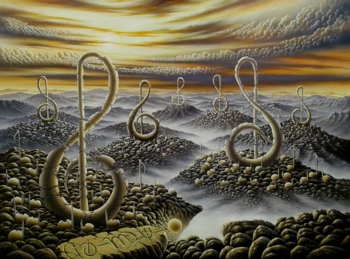 제목이 "Quantum Connection"인 미술작품 Joe Joubert로, 원작, 기름