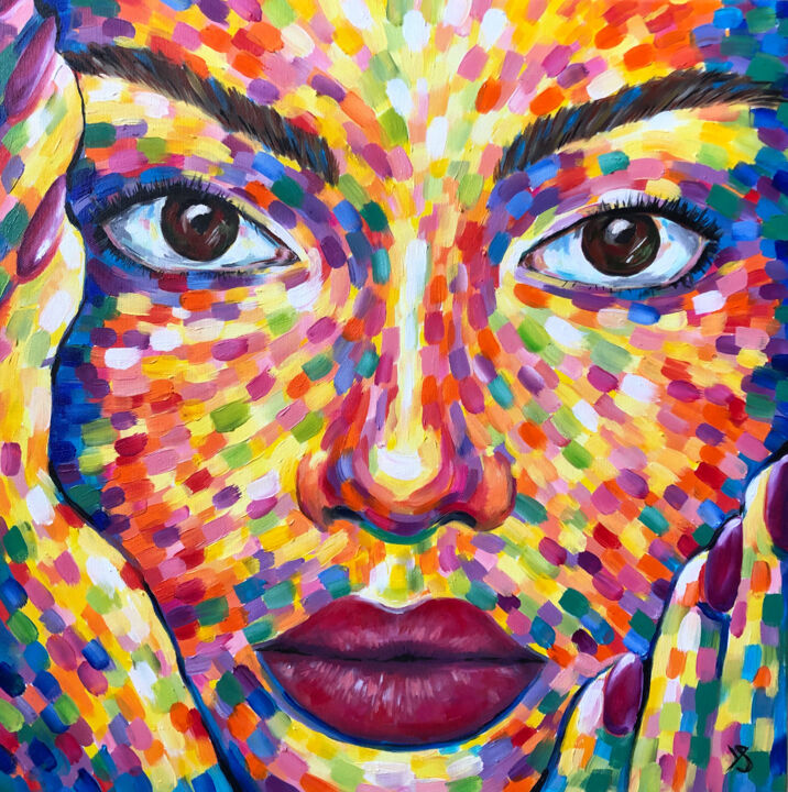 绘画,  19.7x19.7 in 