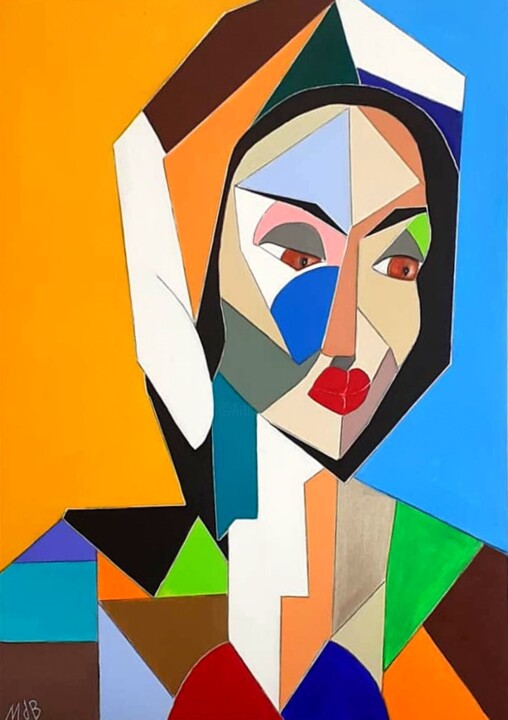 A cœur ouvert 绘画, 36.2x28.7 in