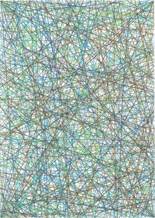 Impulse | Number 57 图画, 23.4x16.5 in